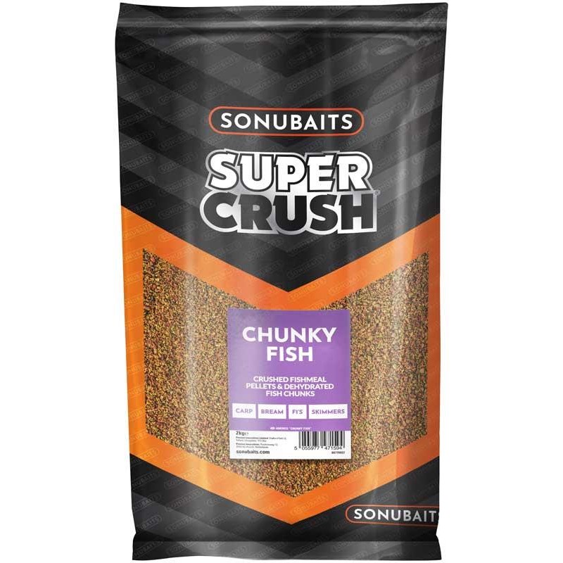 Baits & Additives Sonubaits SUPER CRUSH CHUNKY FISH