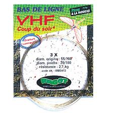 BAS DE LIGNE BACKING VHF COUP DU SOIR 3.60M 50/100 6X