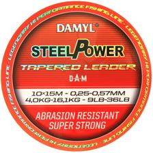 Leaders D.A.M DAMYL STEELPOWER TAPERED LEADER 25/100 À 57/100