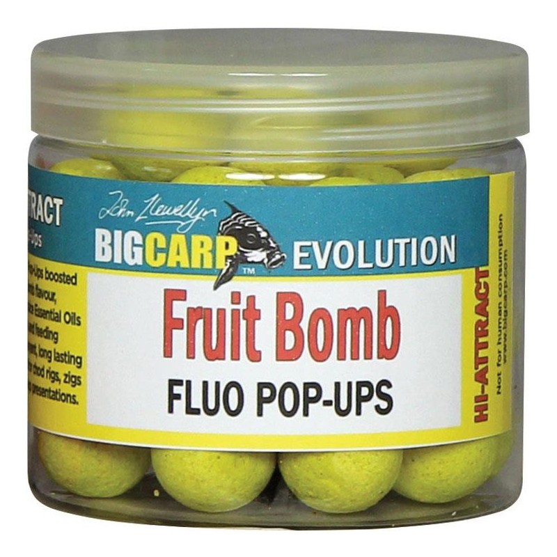 Baits & Additives Big Carp POP UP FLUO FRUIT BOMB 15MM