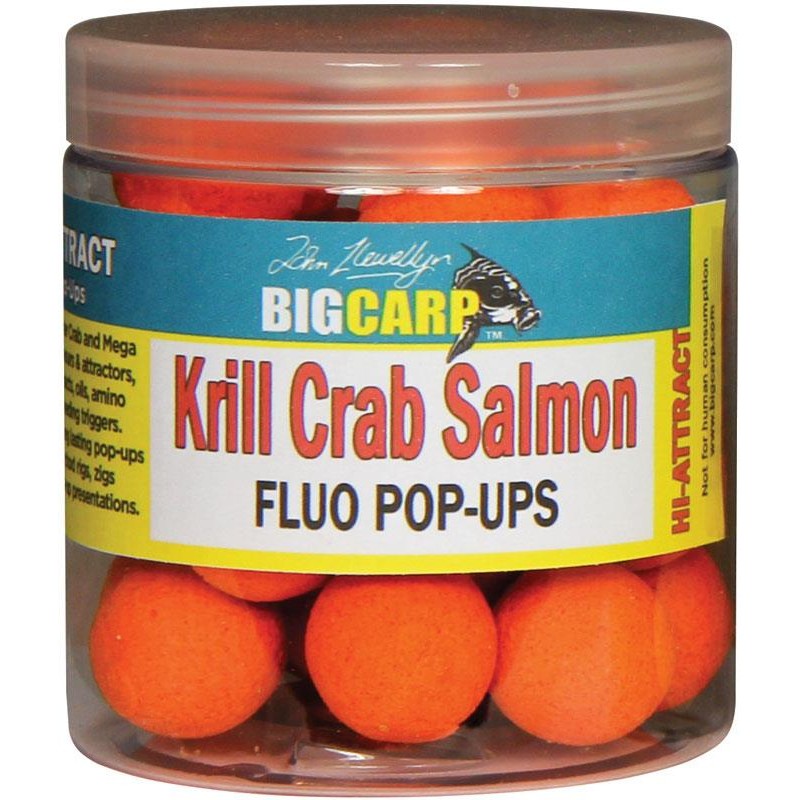 POP UP FLUO KRILL CRAB SALMON 18MM