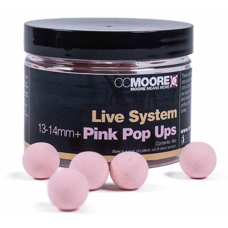 Baits & Additives CC Moore PINK POP UPS LIVE SYSTEM