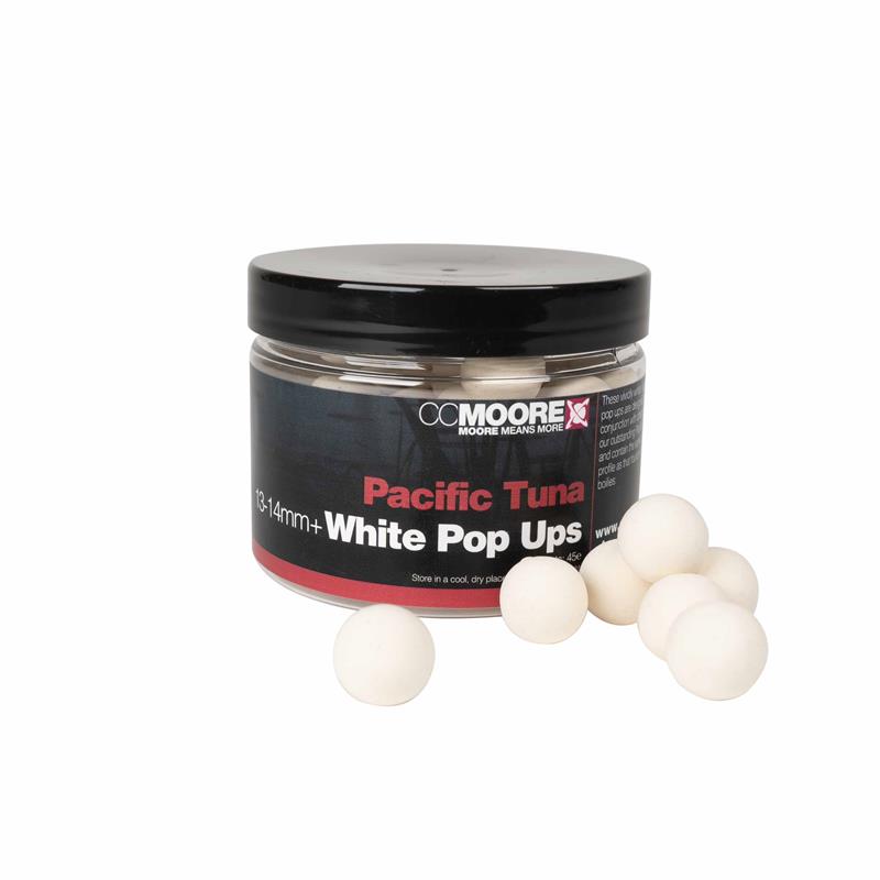 Baits & Additives CC Moore WHITE POP UPS PACIFIC TUNA