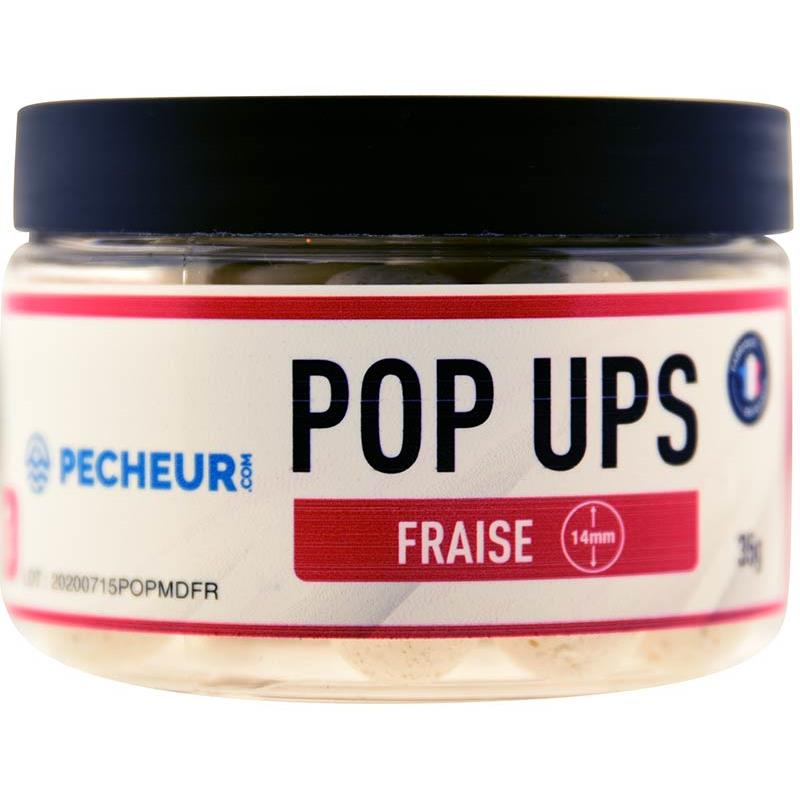 Baits & Additives Pecheur.com PECHEUR.COM BY CAP RIVER POP UPS FRAISE
