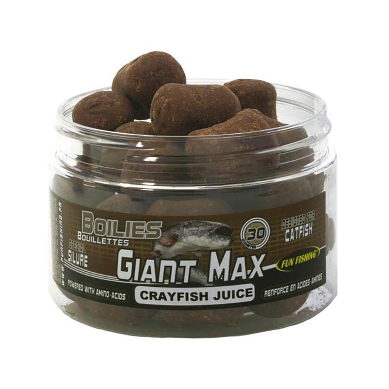 Appâts & Attractants Fun Fishing BOUILLETTE GAMME GIANT MAX SPECIAL SILURE CRAYFISH JUICE O 30MM