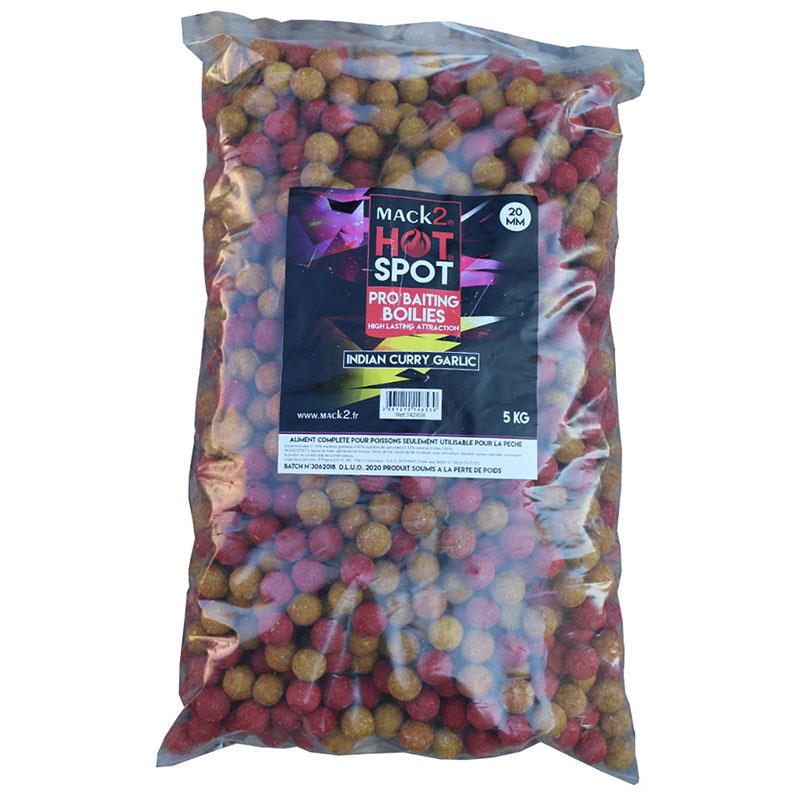 PRO BAITING BOILIES HOT SPOT 5KG INDIAN CURRY GARLIC