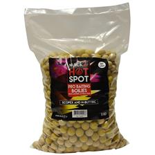 PRO BAITING BOILIES HOT SPOT 5KG STRAWBERRY SPICE