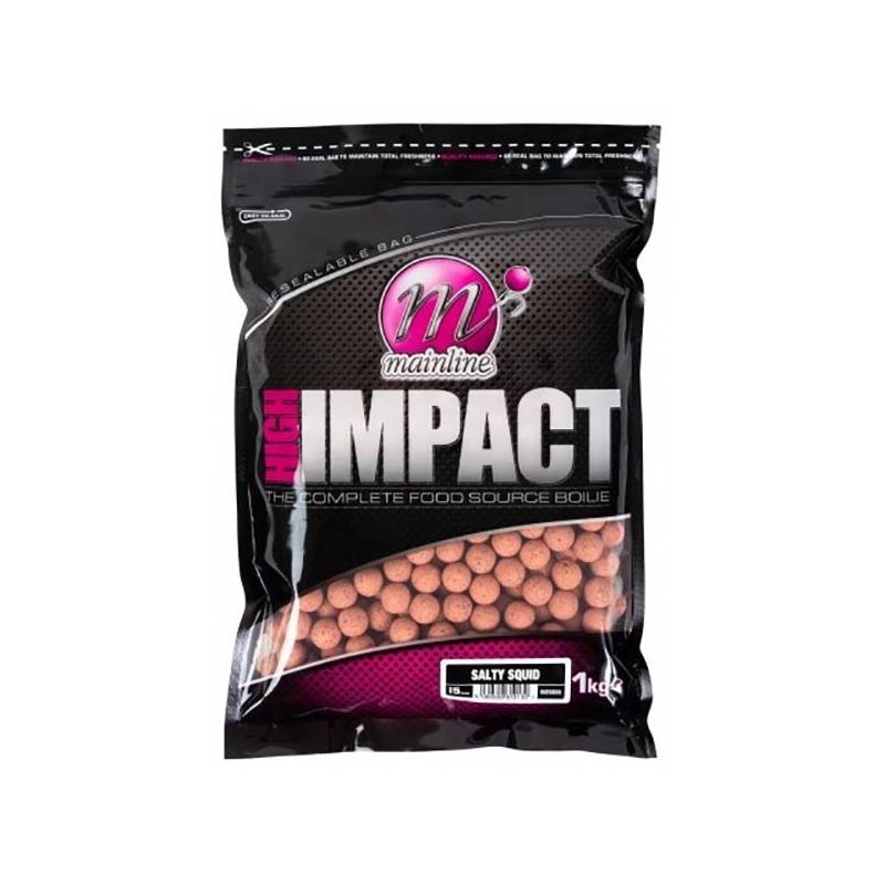 Baits & Additives Mainline Baits HIGH IMPACT BOUILLETTE SALTY SQUID O16MM