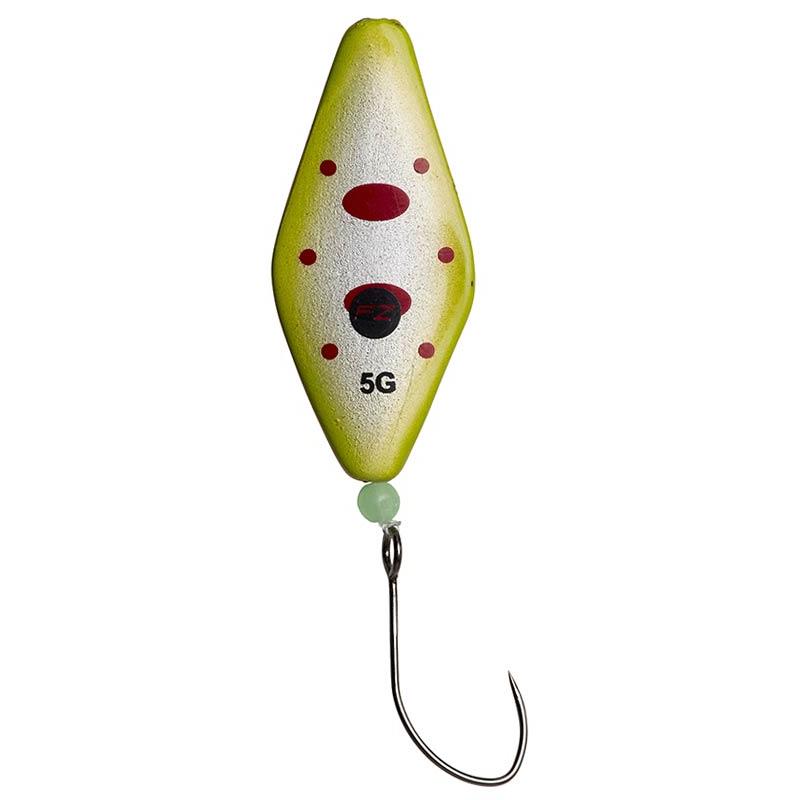 PRO TROUT INLINE SPOONS 4.5G CHARTREUSE SMOLT UV