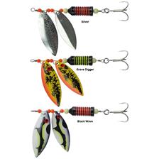 Lures Black Cat HITMAN TWIN SPINNER 80G SILVER
