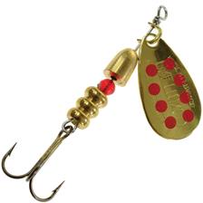 Lures Bretton CUILLER TOURNANTE OR POINTS ROUGES 7G