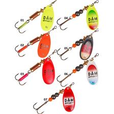 Lures D.A.M EFFZETT FLUO SPINNERS 4G FLUO ROUGE