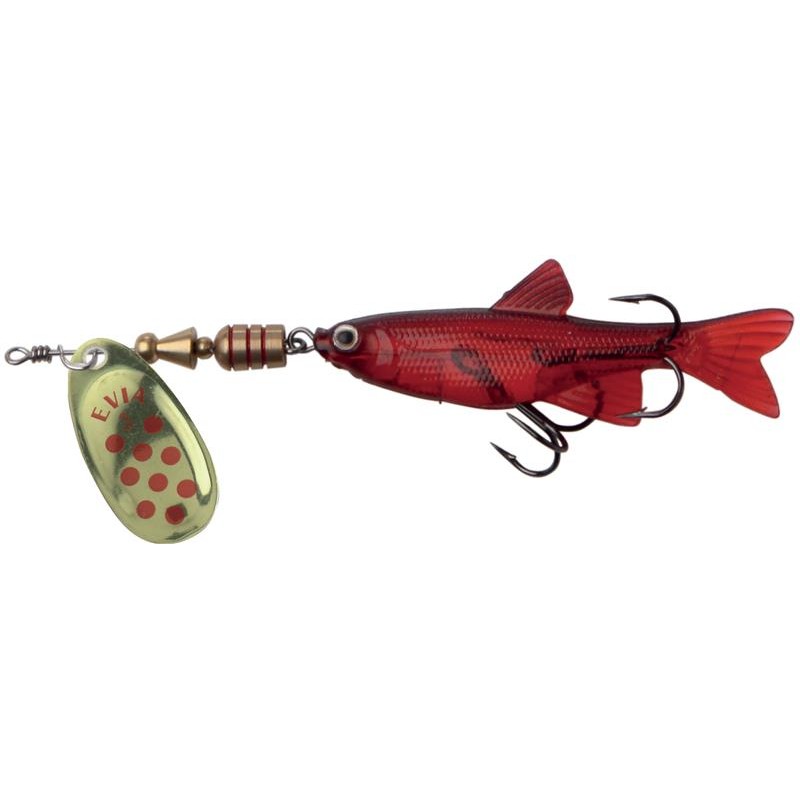 MINNOW MOD 11BIS ROUGE OR POINTS ROUGES N°1 - OR-ROUGE
