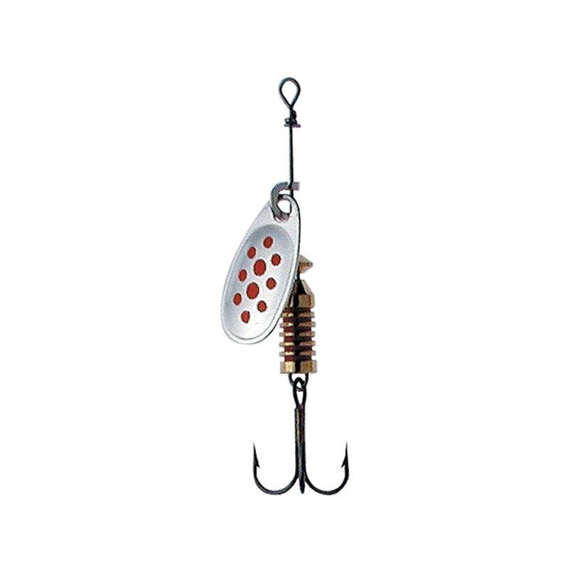 Lures Mepps COMET ARGENT POINT ROUGE N°00