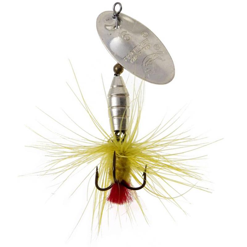 DELUXE DRESSED FLY SILVER YELLOW N°2