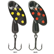 Lures Panther Martin NERO PUNTI FLUORESCENTI 2GR COULEUR BK/Y