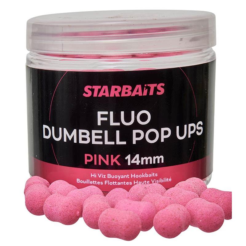 Baits & Additives Star Baits FLUO DUMBELL POP UPS ROSE