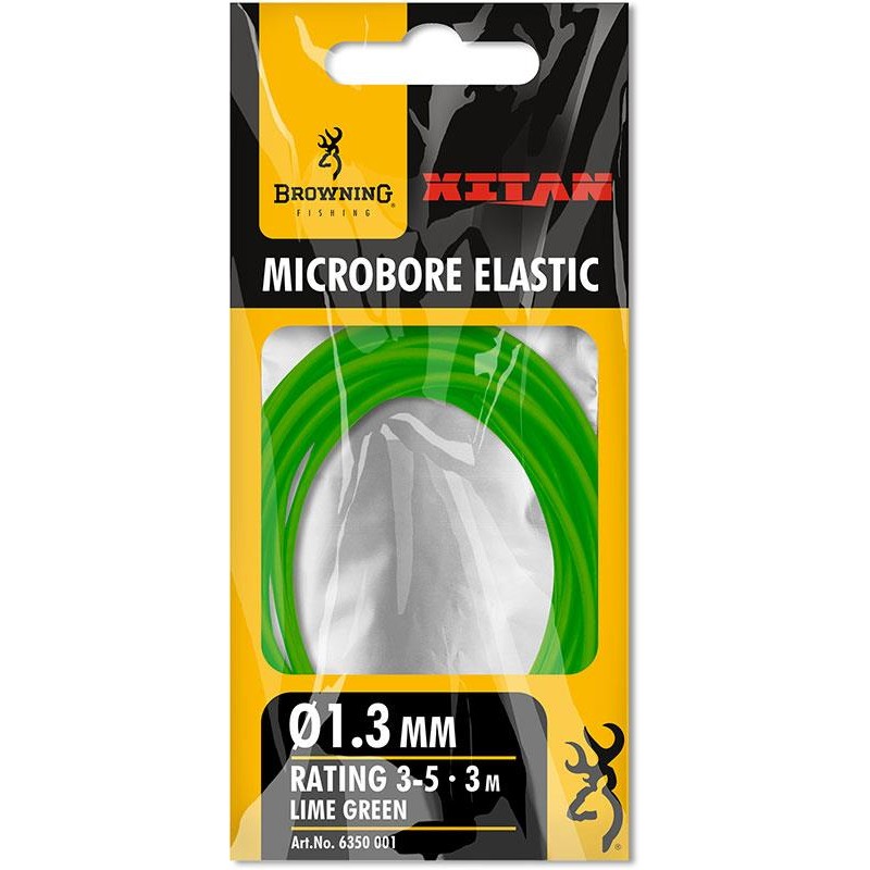 XITAN MICROBORE POLE ELASTIC LIME GREEN O 1.3MM
