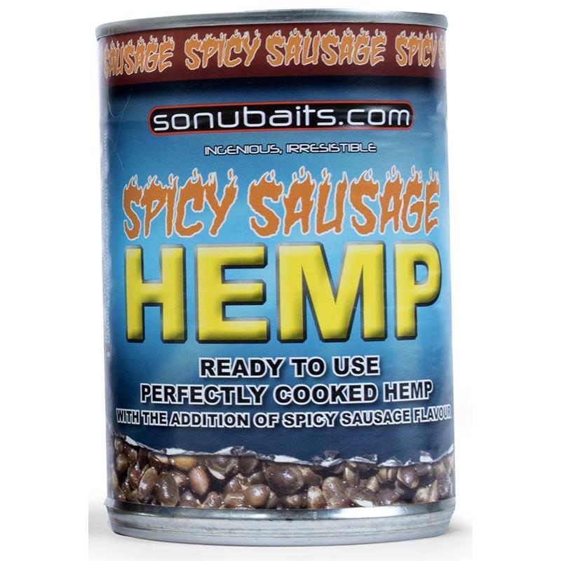 TINNED PARTICLES HEMP SPICY SAUSAGE