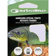 Hooks Garbolino HAMECON MONTE SPECIAL TRUITE ASTICOTS TEIGNES N°10 16/100