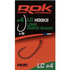 Hooks Rok Fishing LC LONG CURVE SHANK N°8