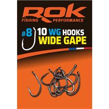 Hooks Rok Fishing WG WIDE GAPE N°8