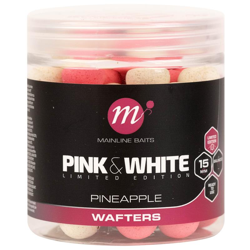 Baits & Additives Mainline Baits FLURO PINK & WHITE WAFTERS PINEAPLPLE