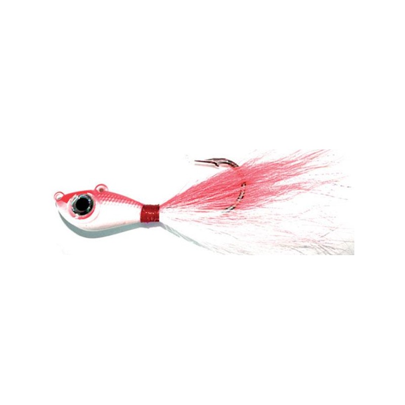 Lures Mustad BUCKTAIL JIGS 7G ROUGE BLANC