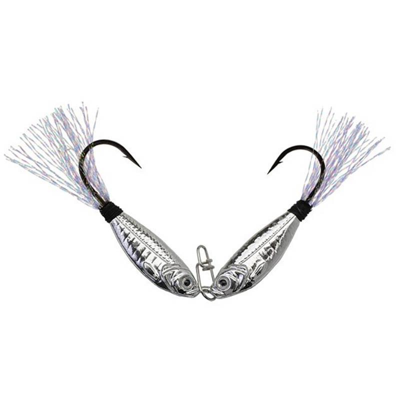 Lures Up'N'Down ROTA SHAD 7G ALL CHROME SILVER TAIL - ALL CHROME-SILVER TAIL