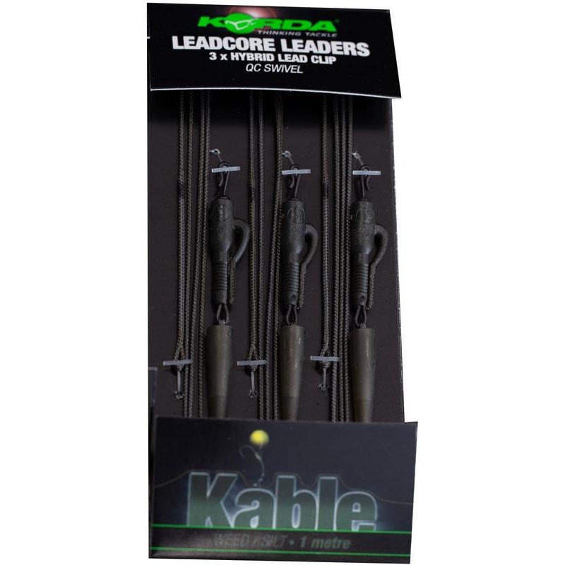 LEADCORE LEADER HYBRID LEAD CLIP QC WEED