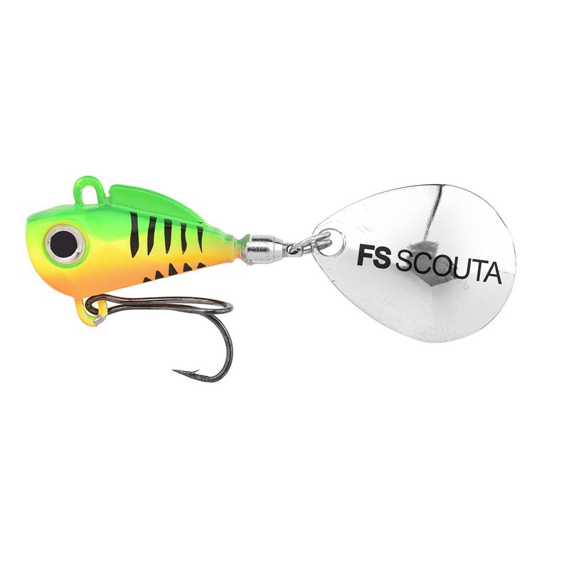 Lures Freestyle SCOUTA JIG SPINNER 10G FIRE TIGER