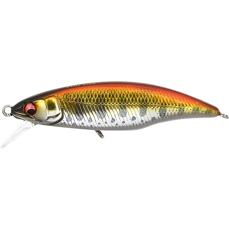 Lures Megabass GREAT HUNTING FLAT SIDE 5CM M RED STREAM