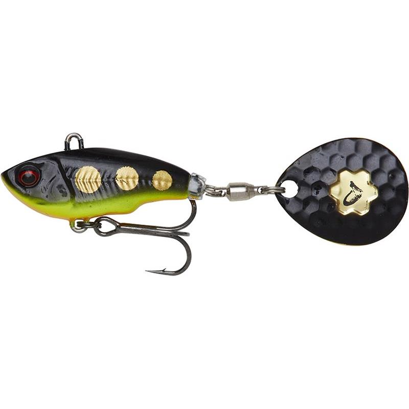 Lures Savage Gear FAT TAIL SPIN 6.5CM BLACK MAGIC