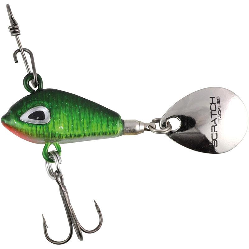 Lures Scratch Tackle JIG VERA SPIN 14G ABLETTE DOS VERT