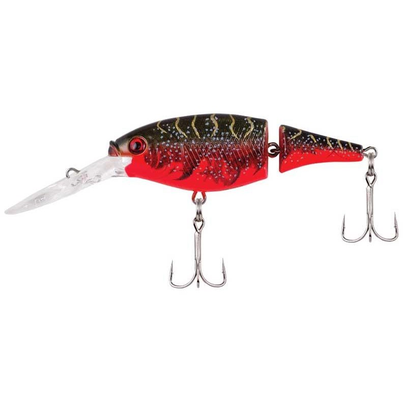 FLICKER SHAD JOINTED 5CM RED TIGER