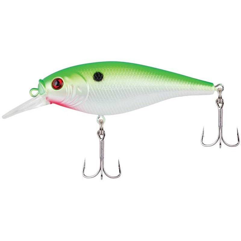 FLICKER SHAD SHALLOW 5CM CHARTREUSE PEARL