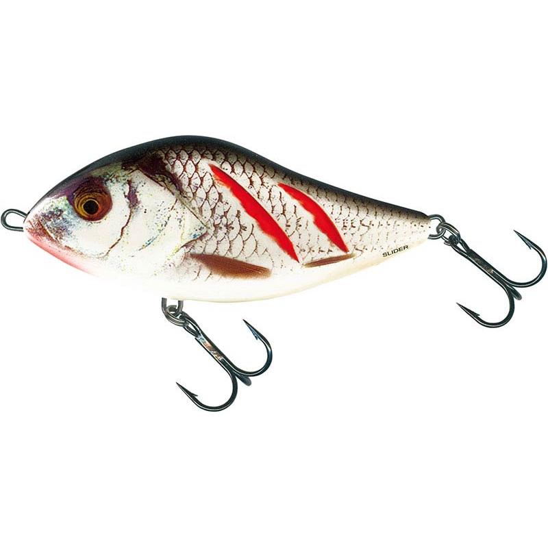 Lures Salmo SLIDER FLOATING 10CM WOUNDED REAL GREY SHINER