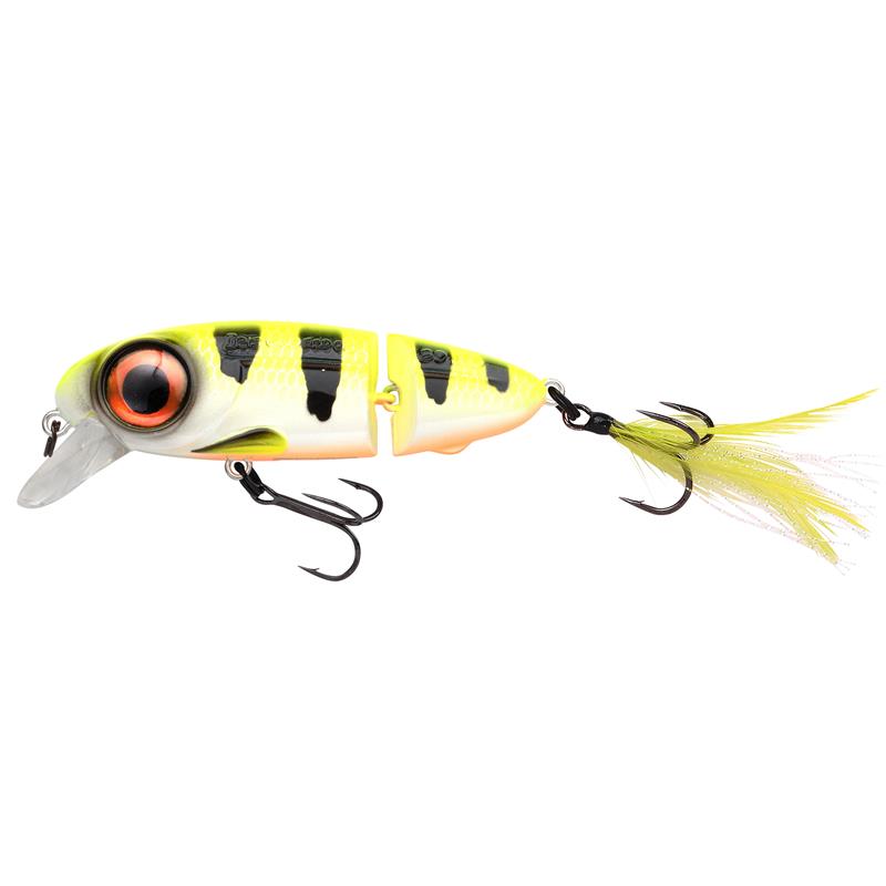 Lures Spro IRIS UNDERDOG JOINTED 100 10CM HOT PERCH