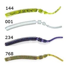 Lures Lake Fork HYPER FINESSE WORM PEARL