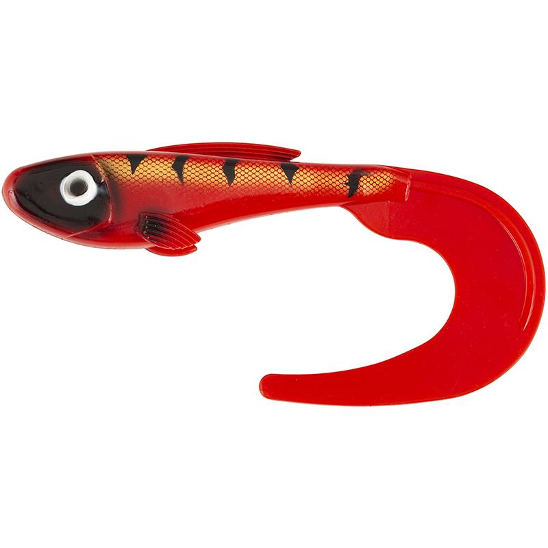 BEAST CURL TAIL 17CM RED TIGER
