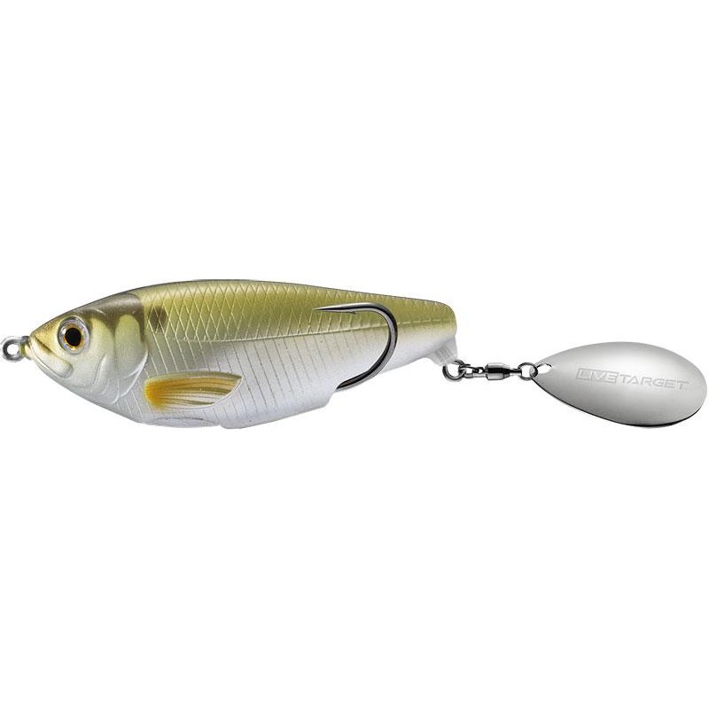 COMMOTION SHAD HOLLOW 7CM METTALIC MOSS