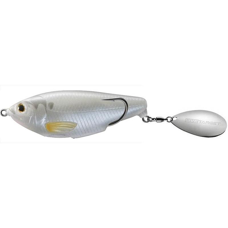 COMMOTION SHAD HOLLOW 7CM PEARL GHOST