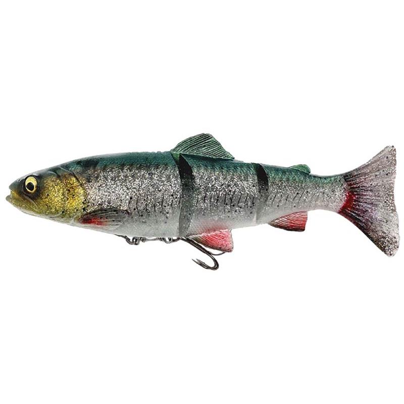 Lures Savage Gear 4D LINE THRU TROUT 25CM GREEN SILVER SS
