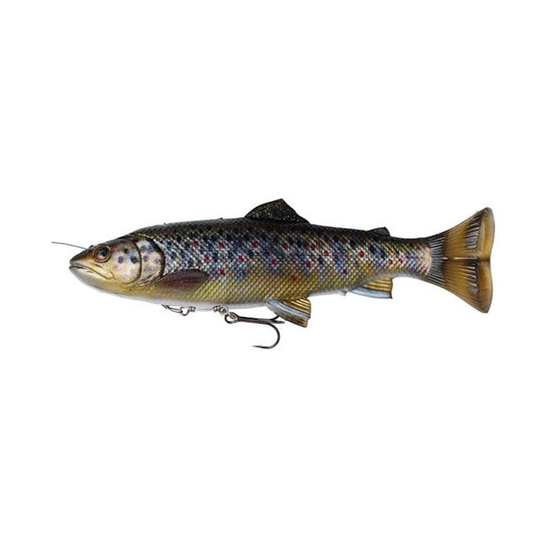 Lures Savage Gear 4D PULSETAIL TROUT 20CM BROWN TROUT