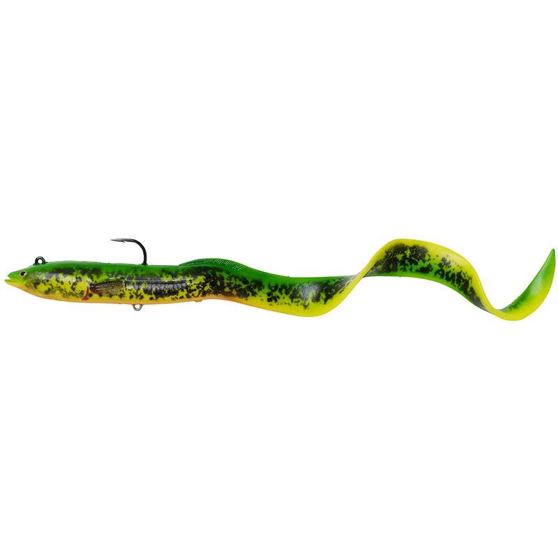 Lures Savage Gear 4D REAL EEL 20CM FIRE TIGER FLUO