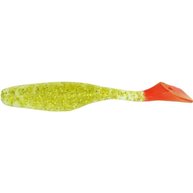 Leurres Bass Assassin TURBO SHAD CHARTREUSE RED TAIL - CHARTREUSE-RED TAIL
