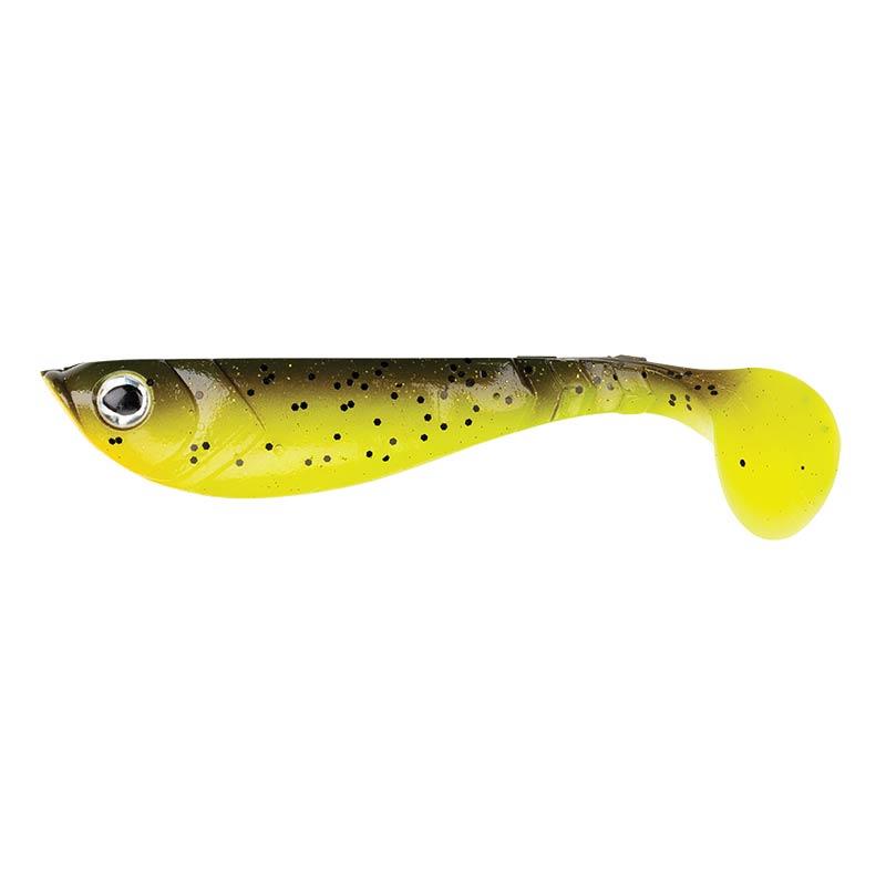 PULSE SHAD 11CM BROWN CHARTREUSE