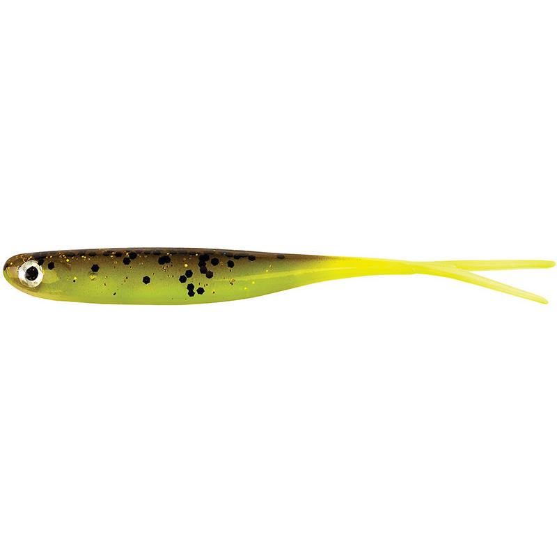 SNEAKMINNOW 7.5CM BROWN CHARTREUSE
