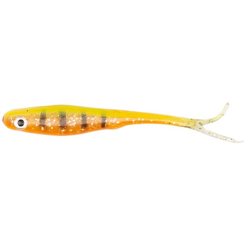 Lures Berkley URBN HOLLOW BELLY V TAIL 7.5CM YELLOW TIGER