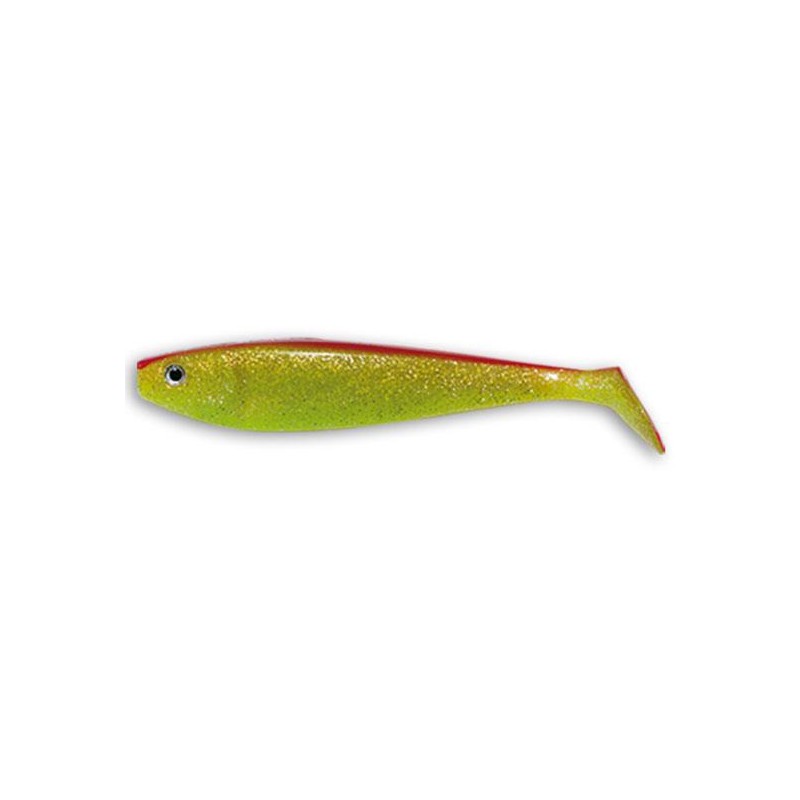 Lures Delalande SHAD GT 18CM CHARTREUSE DOS ROUGE